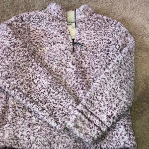 Quarter Zipped sherpa